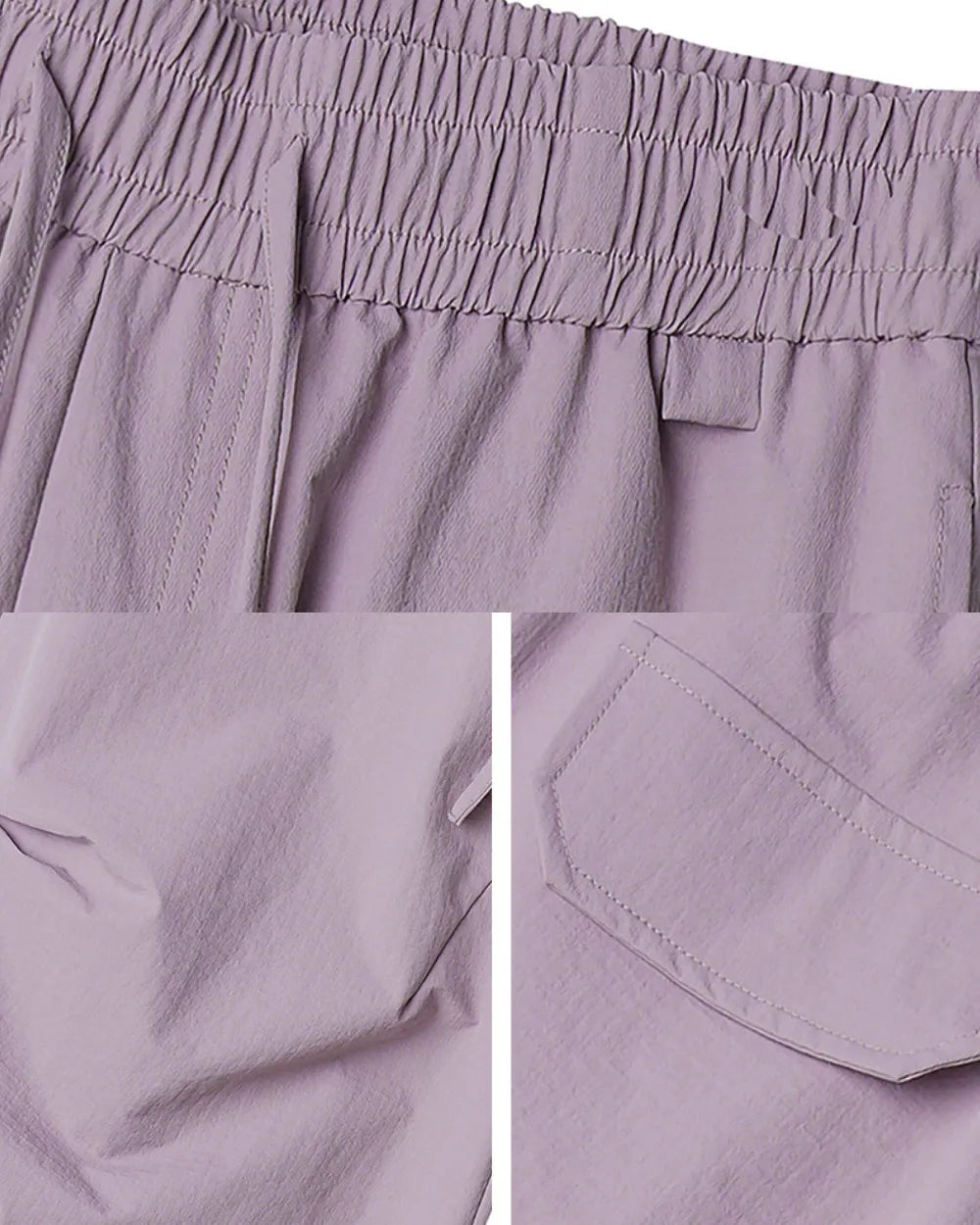 NYLON WIDE EASY PANTS W1810