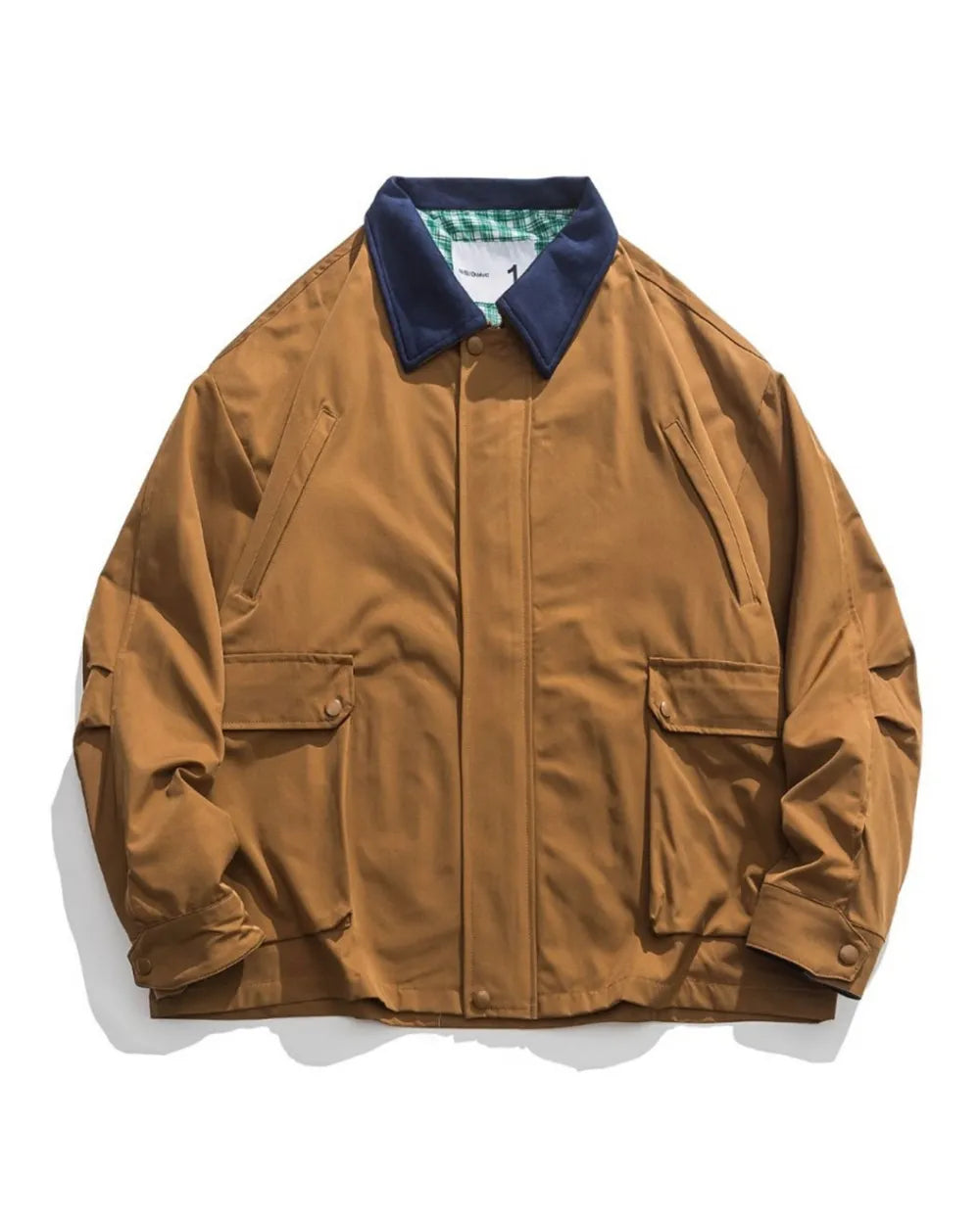 COLLAR CONTRAST WORK JACKET W1940