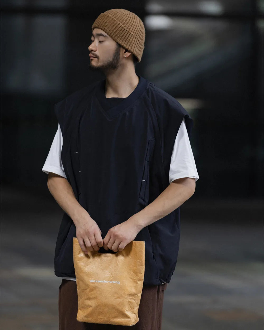 DETACHABLE SLEEVE 2WAY JACKET W1900