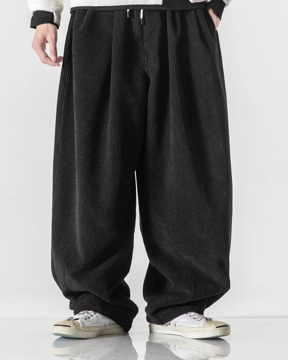 CORDUROY WIDE PANTS W1964