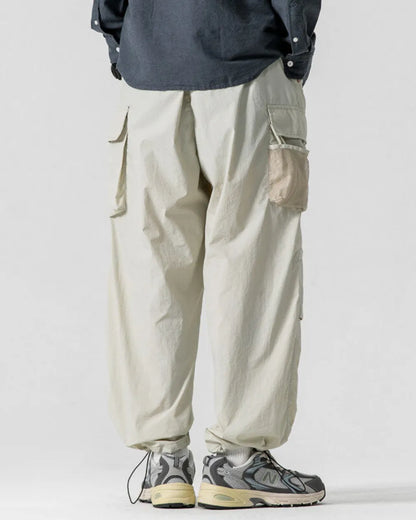 MULTI POCKET NYLON CARGO PANTS W1853