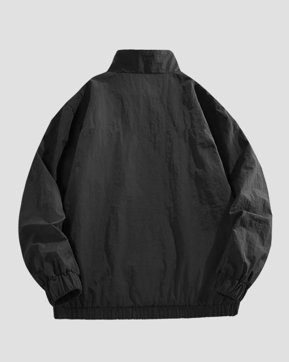 NYLON HIGH NECK ZIPPER JACKET W1953