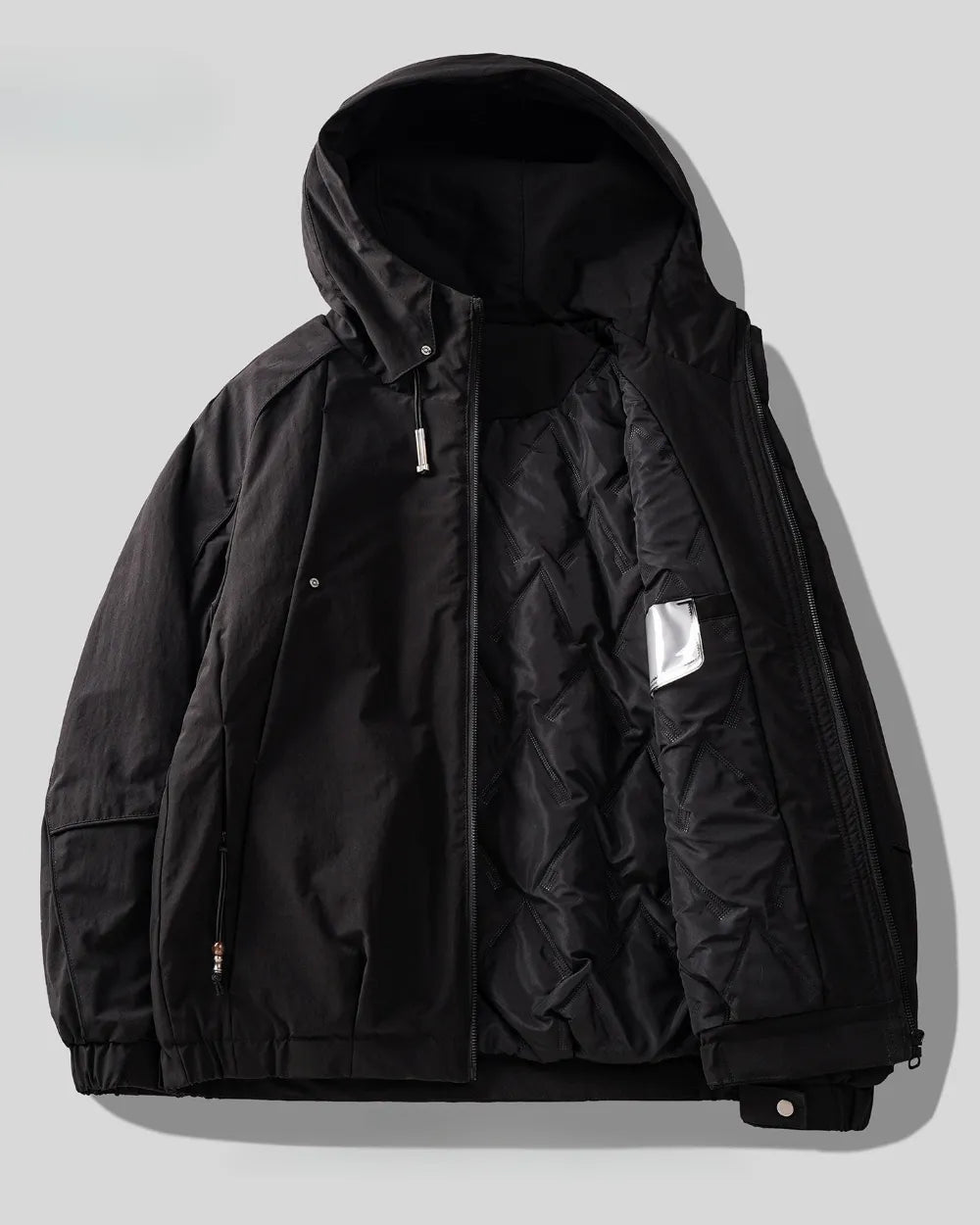HOODED QUILTED PADDING JACKET W1995
