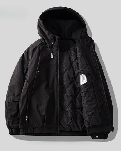 HOODED QUILTED PADDING JACKET W1995