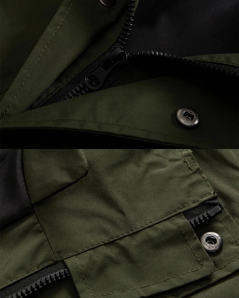 HOODED OVERSIZE PARKA COAT W1978