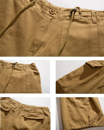 POCKET WIDE CARGO PANTS W1941