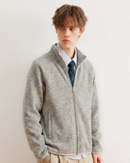 FLEECE STAND ZIP JACKET W1895