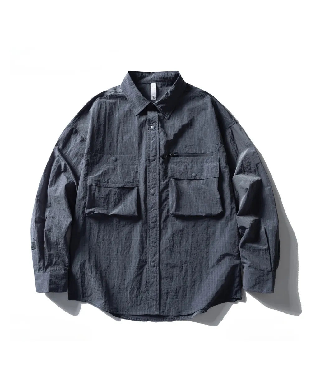 POCKET LOOSE LONG SLEEVE SHIRTS W1834