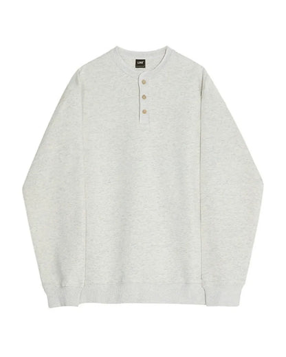 HENLEY NECK LONG TEE W1952