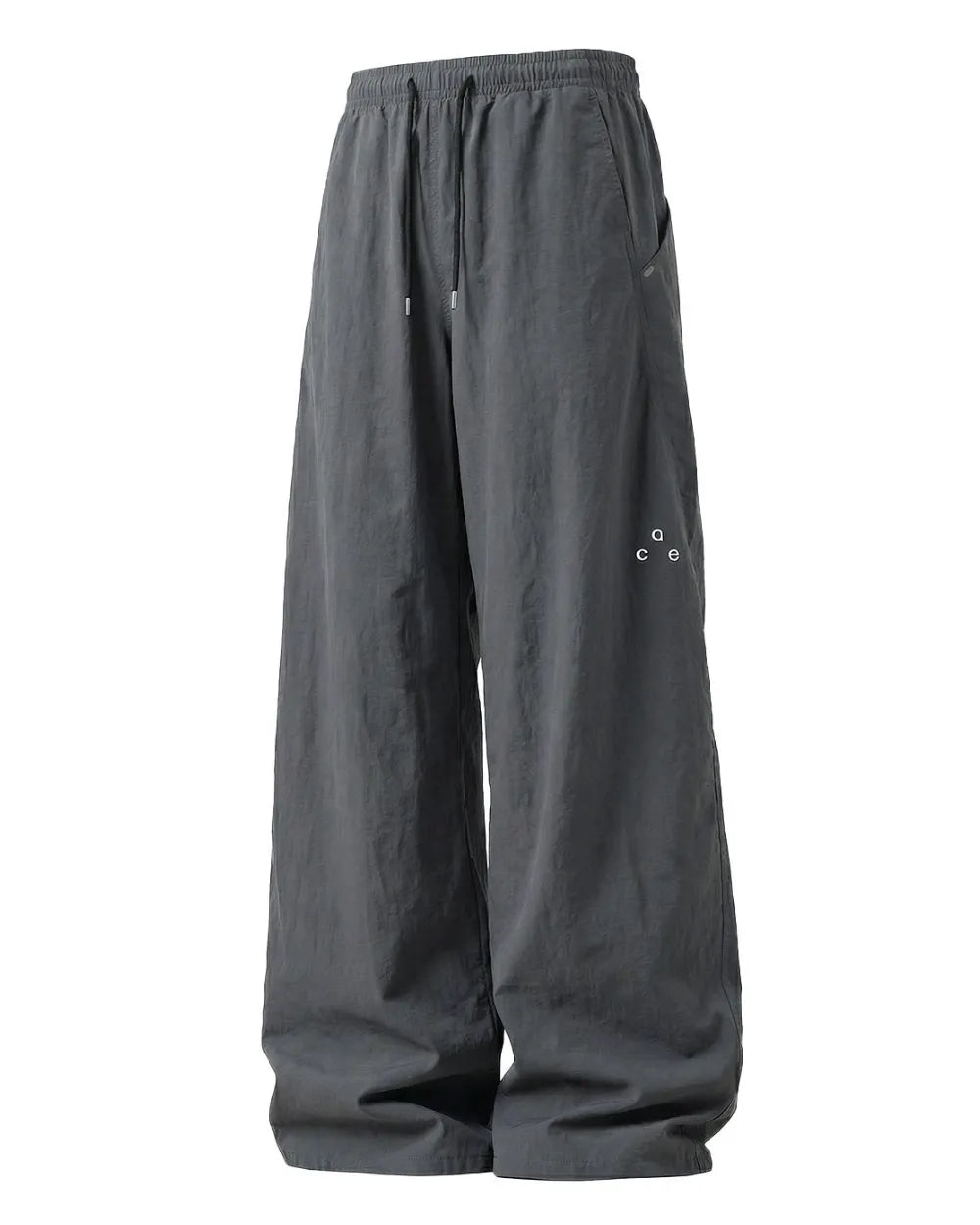 NYLON WIDE EASY PANTS W1904