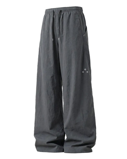NYLON WIDE EASY PANTS W1904