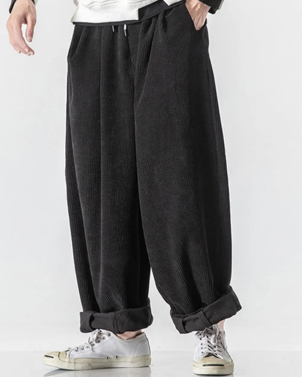 CORDUROY WIDE PANTS W1964