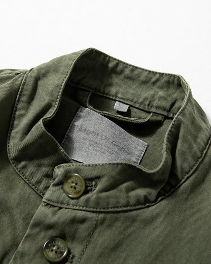 STAND COLLAR WORK SHIRT JACKET W1977