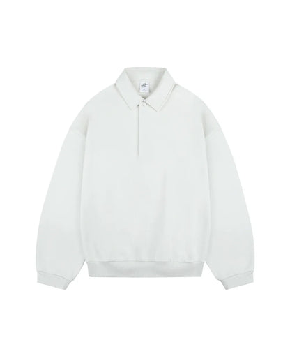 COLLAR SWEAT LOOSE POLO W1855