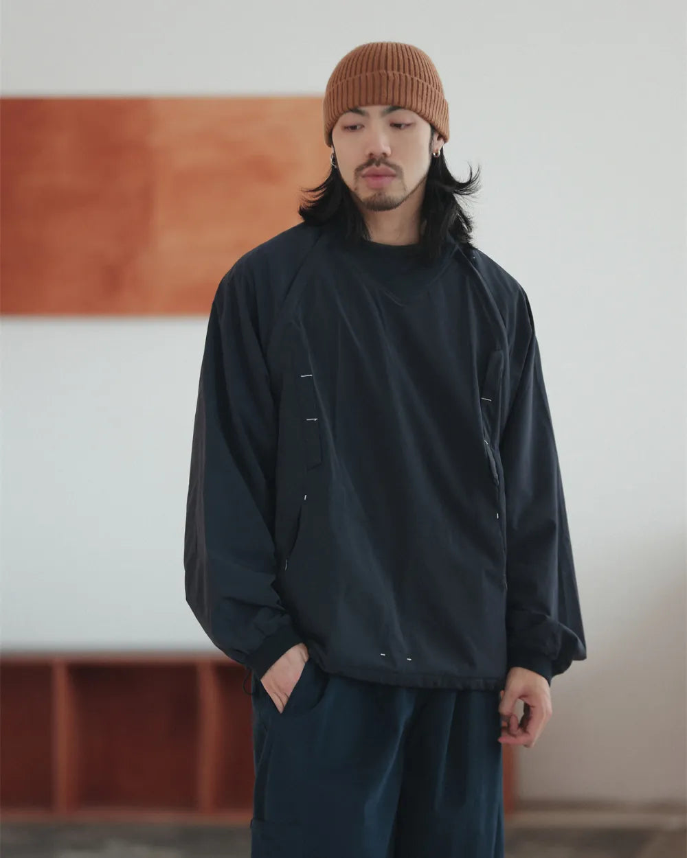 DETACHABLE SLEEVE 2WAY JACKET W1900