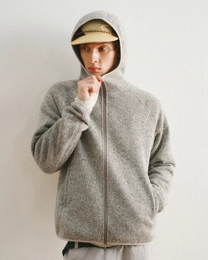 FLEECE HOODED ZIP JACKET W1896