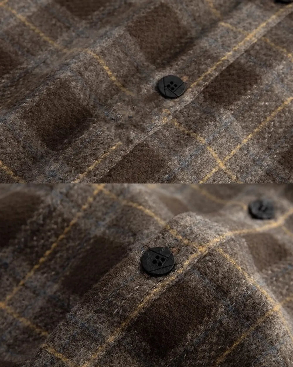 CHECK OVERSIZED FLANNEL SHIRTS W1843