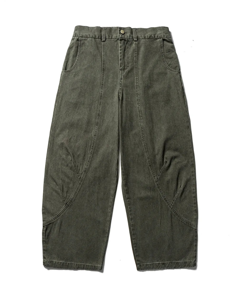 VINTAGE WASHED SEAM WIDE PANTS W1852