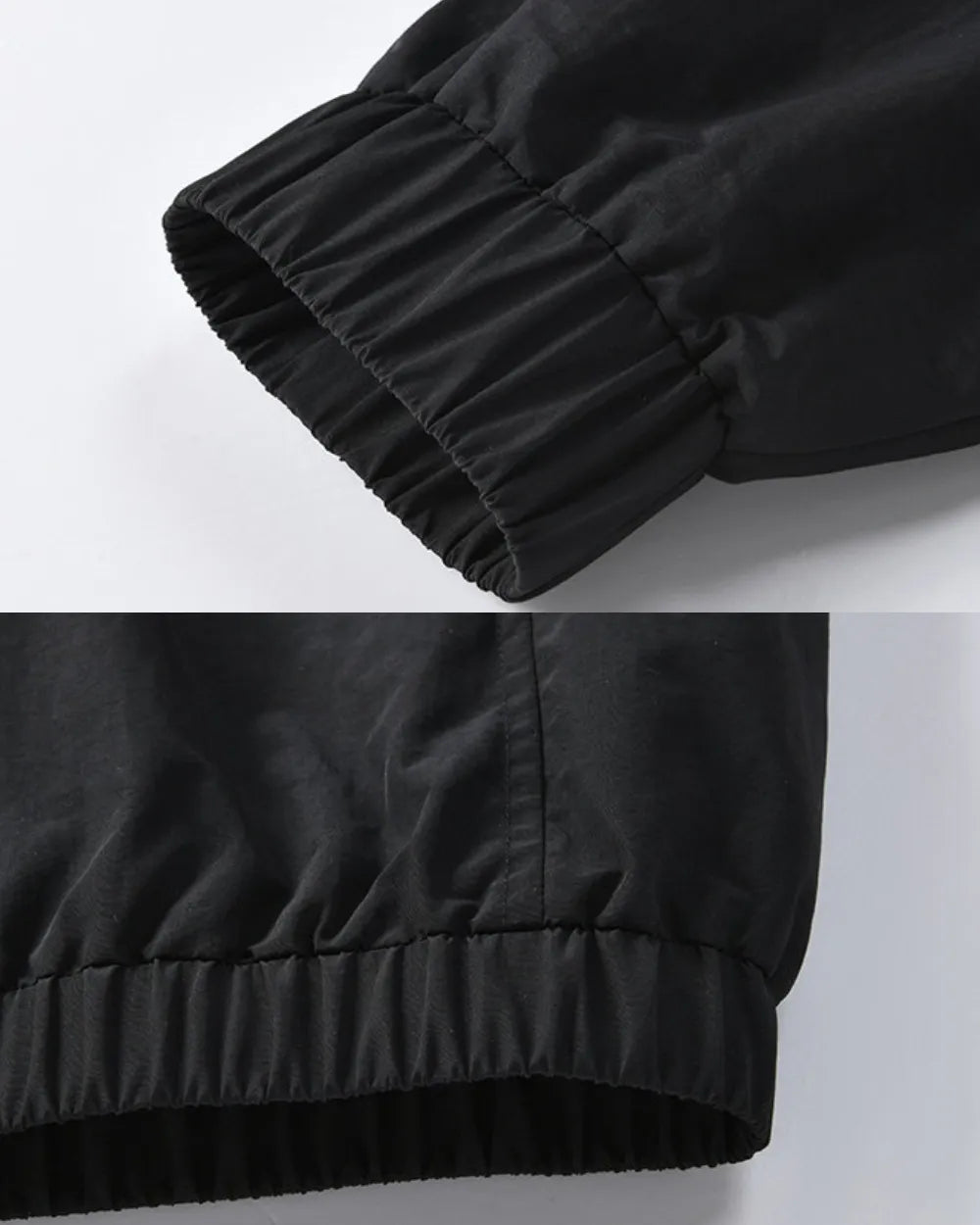 NYLON HIGH NECK ZIPPER JACKET W1953