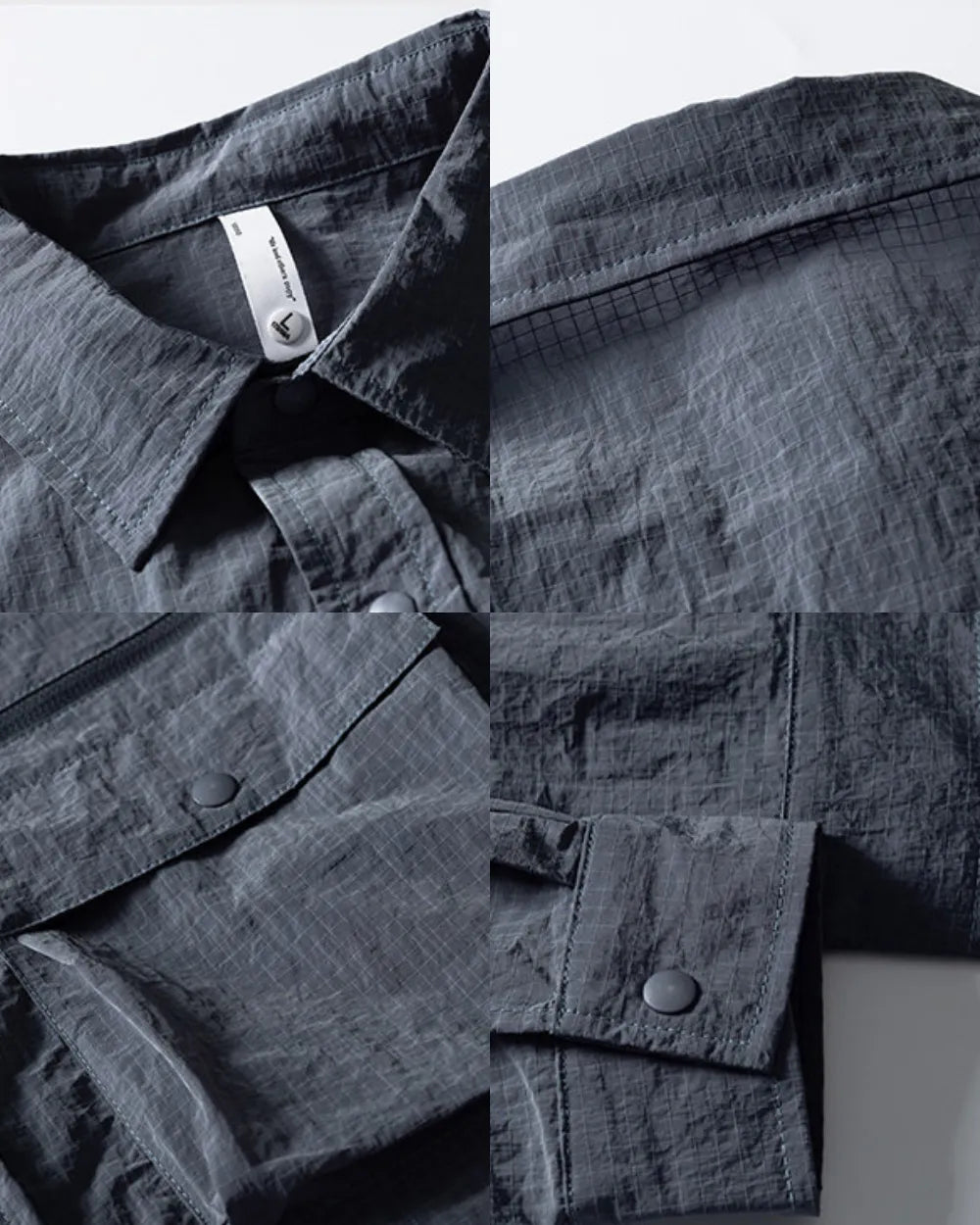 POCKET LOOSE LONG SLEEVE SHIRTS W1834