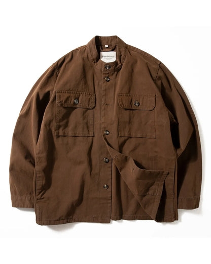 STAND COLLAR WORK SHIRT JACKET W1977
