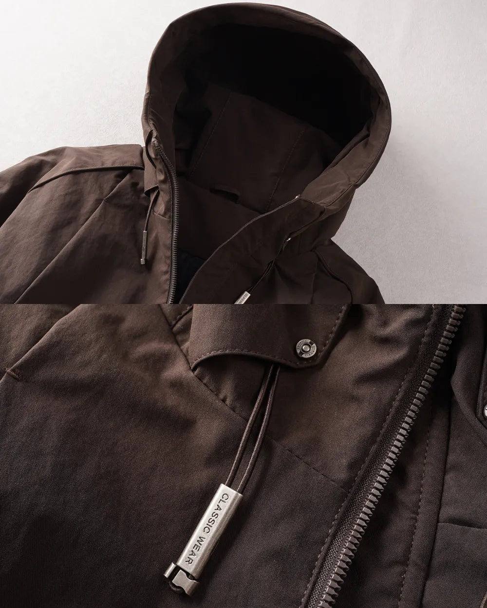 HOODED QUILTED PADDING JACKET W1995