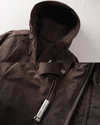 HOODED QUILTED PADDING JACKET W1995