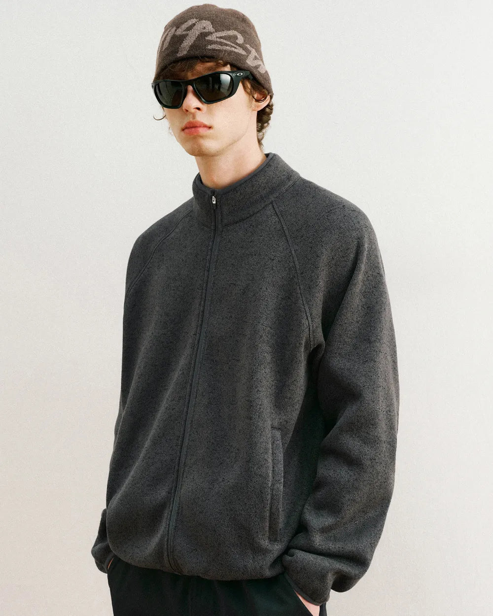 FLEECE STAND ZIP JACKET W1895