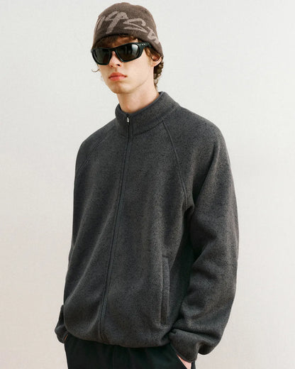 FLEECE STAND ZIP JACKET W1895