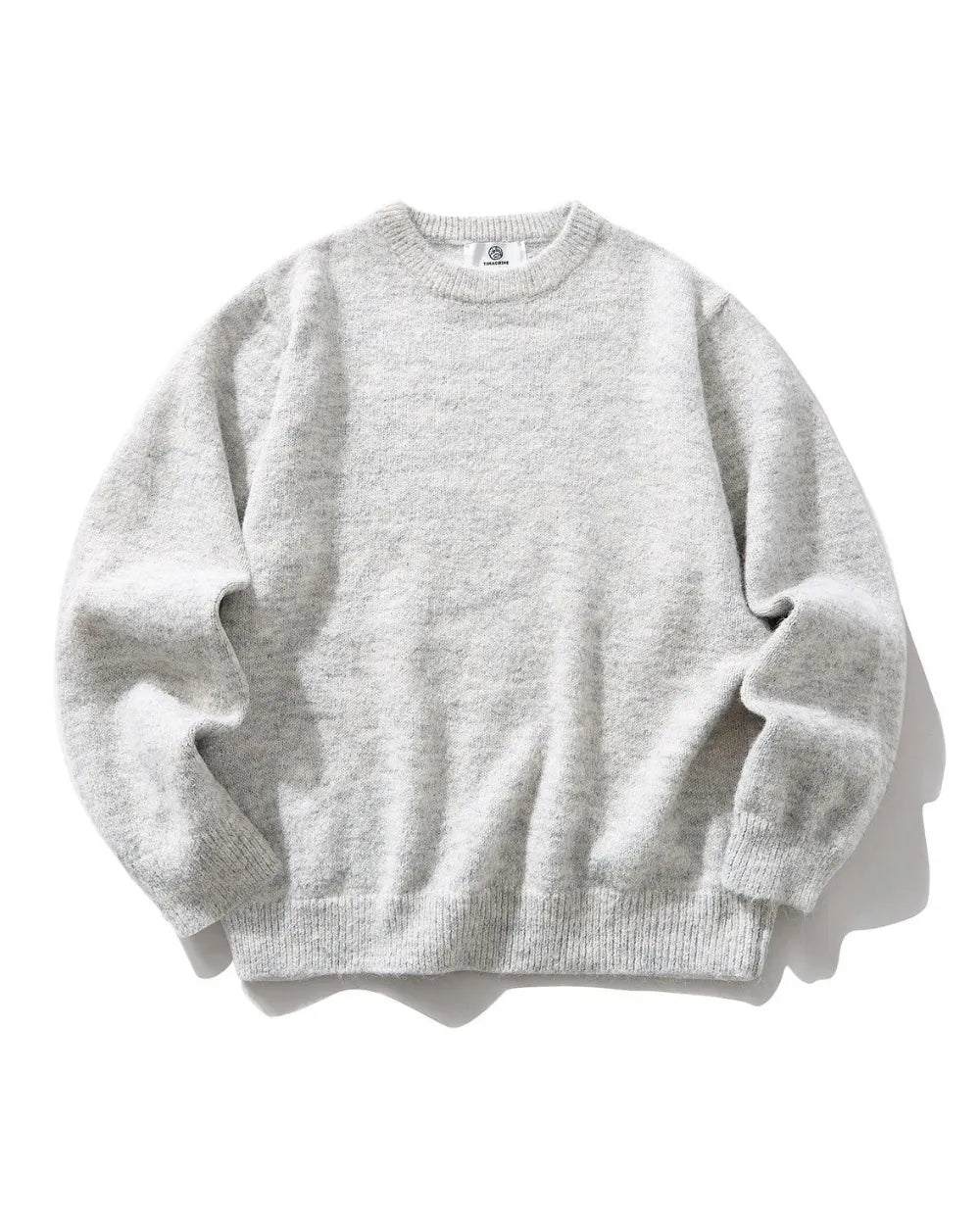 MIXED FABRIC KNIT SWEATER W1951
