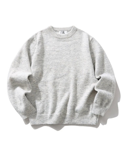MIXED FABRIC KNIT SWEATER W1951
