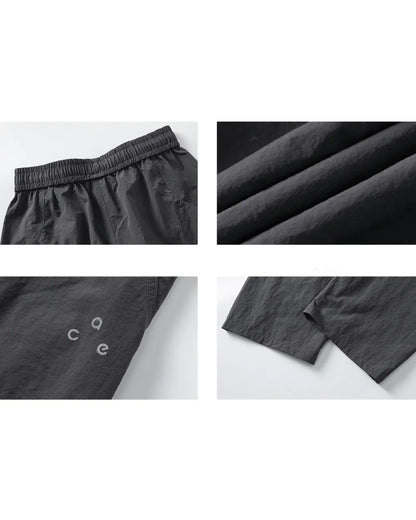 NYLON WIDE EASY PANTS W1904