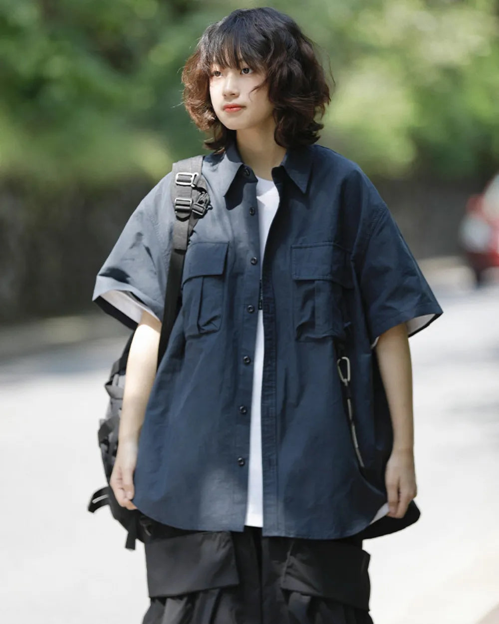 UTILITY LOOSE SHIRTS W1798