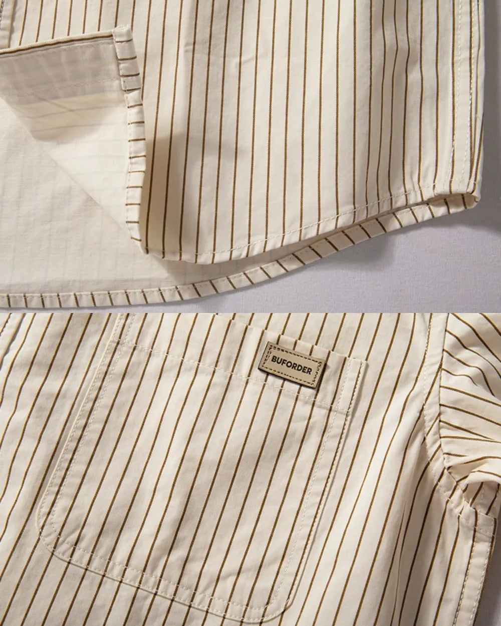 STRIPE LOOSE FIT SHIRTS W1988