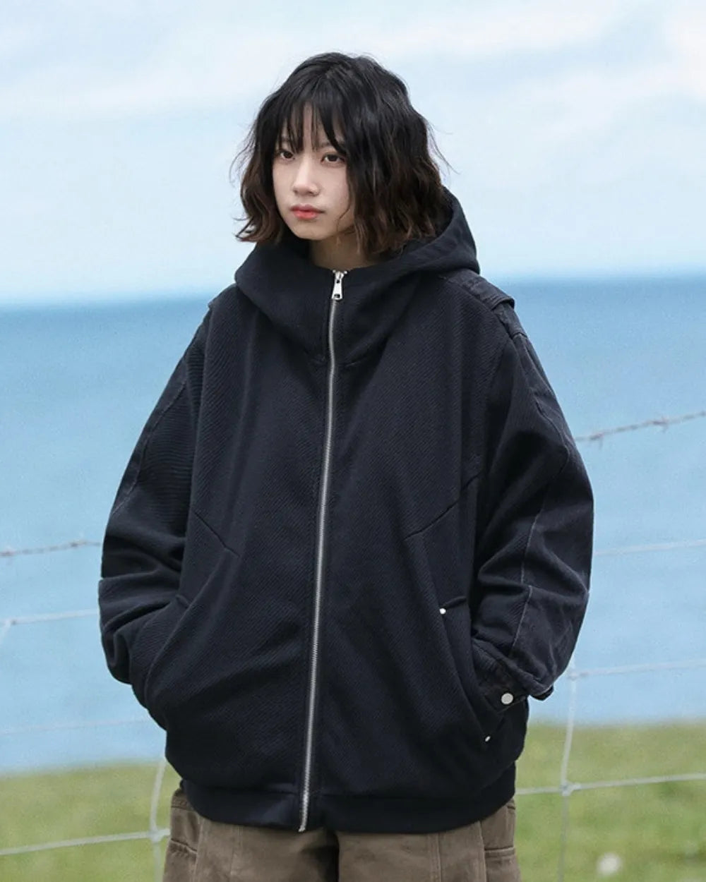 HEAVYWEIGHT FULL ZIP HOODIE W1931