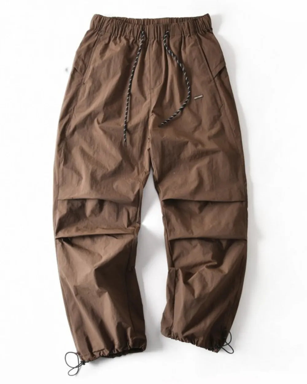 DRAWSTRING WIDE CARGO PANTS W1998