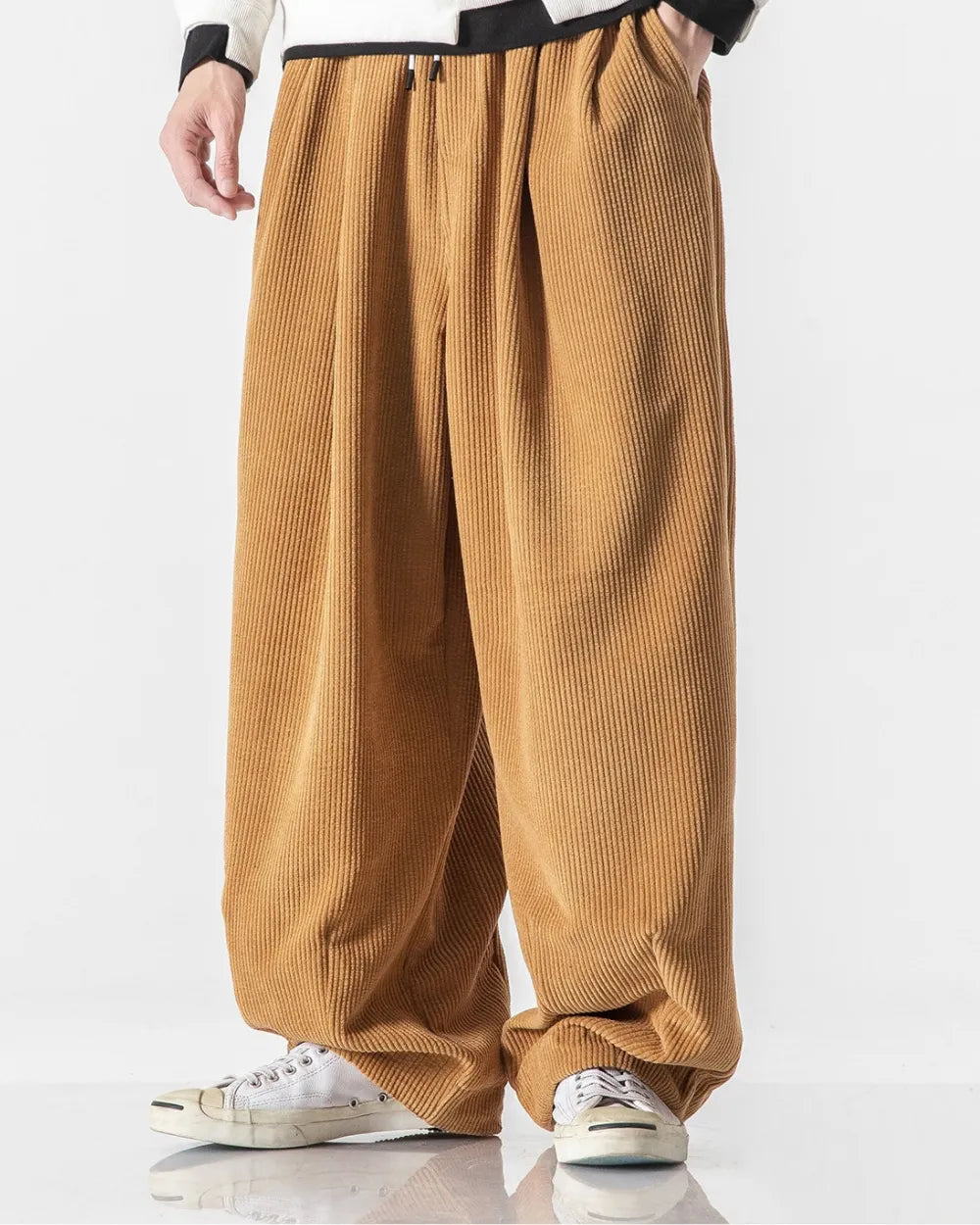 CORDUROY WIDE PANTS W1964