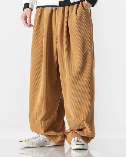 CORDUROY WIDE PANTS W1964