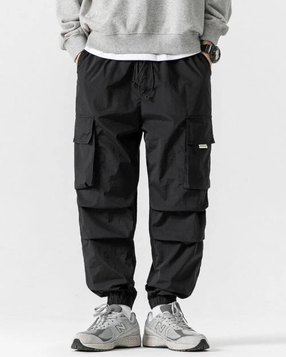 TACTICAL NYLON WIDE CARGO PANTS W1851