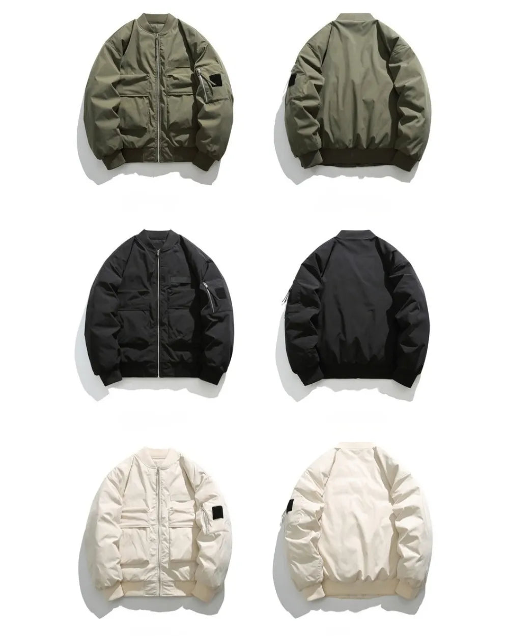 TACTICAL LOOSE FIT ZIPPER JACKET W1937
