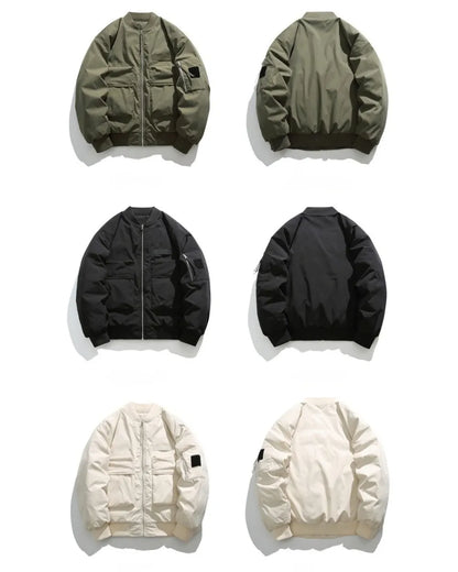 TACTICAL LOOSE FIT ZIPPER JACKET W1937