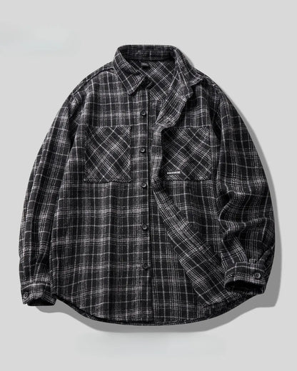 CHECK LOOSE FIT FLANNEL SHIRTS W1981