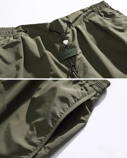 PLEATED UTILITY SHORTS W1685