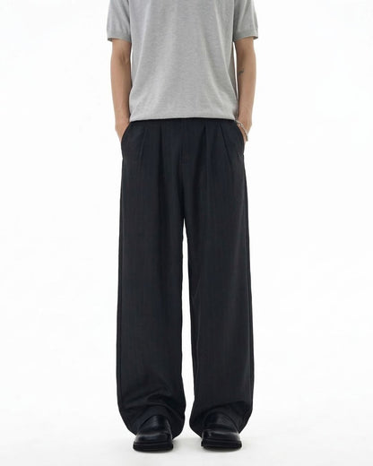 PINSTRIPE WIDE PANTS W1592