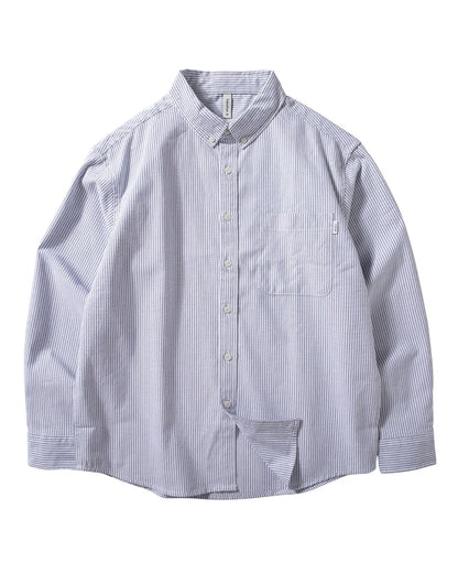COTTON BLEND STRIPE SHIRTS W1619