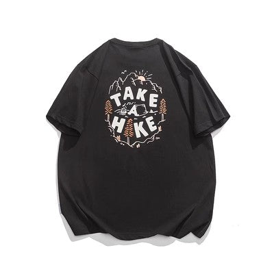 PRINTED TAKE A HIKE TEE W404