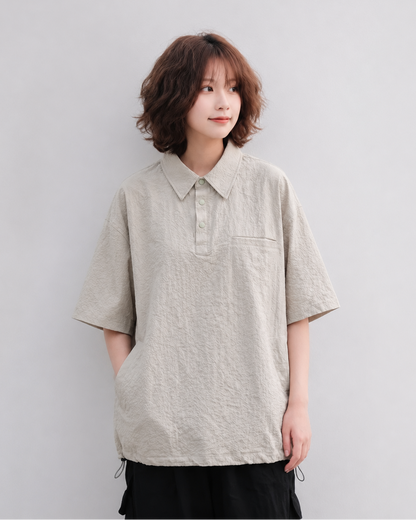 SEERSUCKER POLO SHIRTS W1621