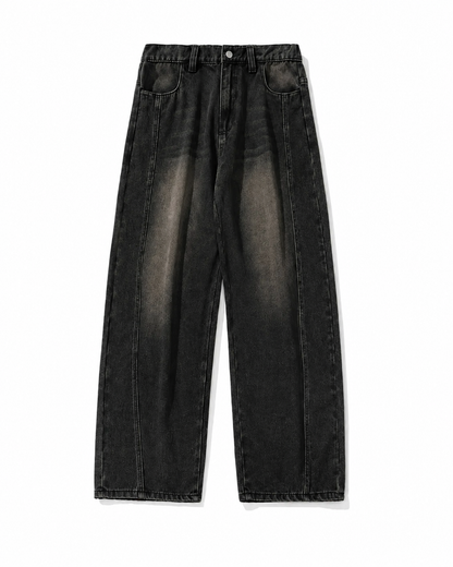WIDE WASHED DENIM PANTS W1882