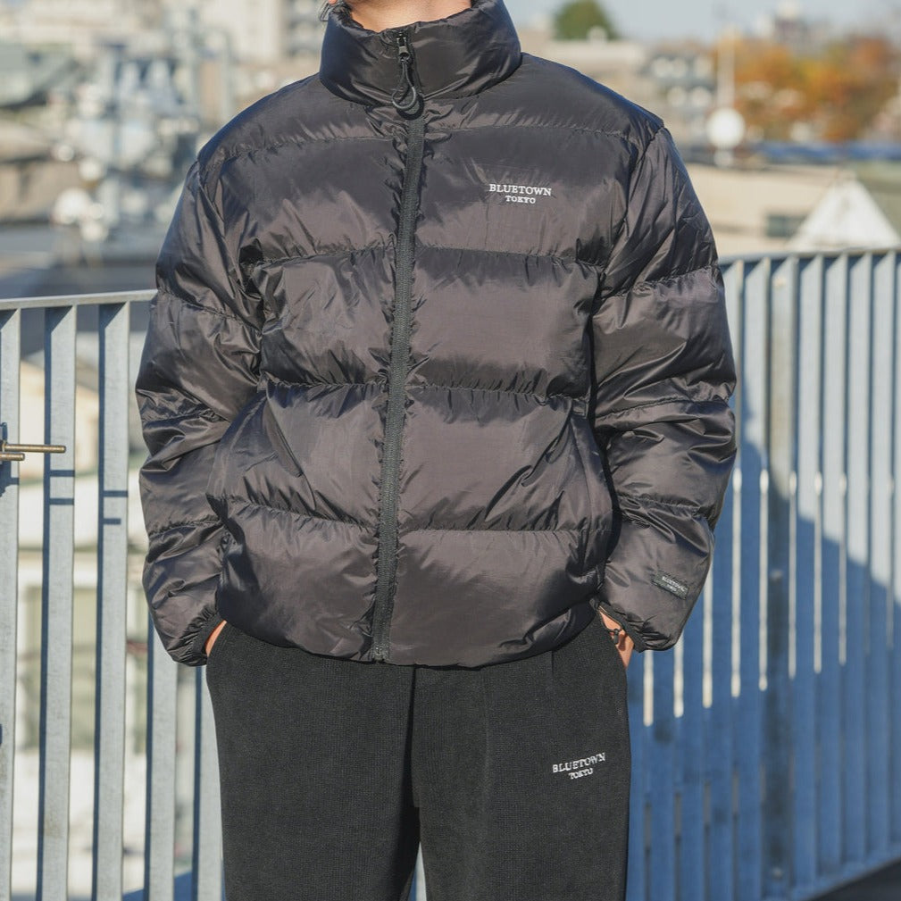 BLUETOWN Half-zip silhouette jacket - ジャケット・アウター