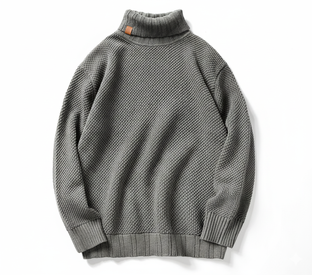 TURTLENECK PINEAPPLE KNIT W799
